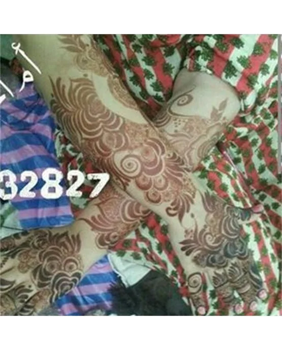 Glamorous Geometric Arabic Mehndi Design Style