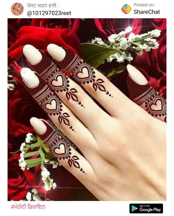 Ethnic Motif Using Plait Ring Finger Mehndi Design Ethnic Motif Using Plait Ring Finger Mehndi Design