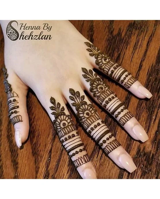 Soft Bead Ring Finger Mehndi Design Structure Soft Bead Ring Finger Mehndi Design Structure