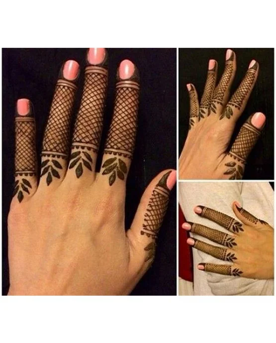 Butterfly Inspired Vibrant Royal Finger Mehndi Design Butterfly Inspired Vibrant Royal Finger Mehndi Design
