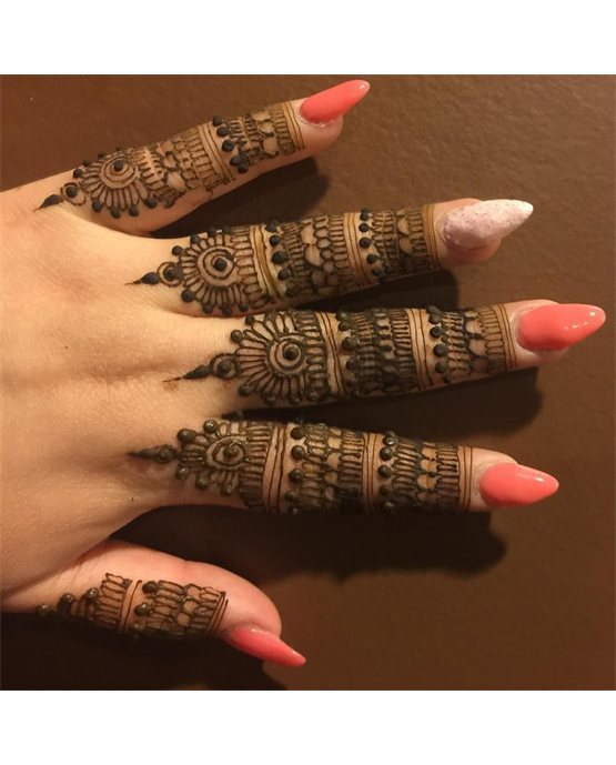 Gorgeous Paisley And Mesh Along Royal Finger Mehndi Design Gorgeous Paisley And Mesh Along Royal Finger Mehndi Design