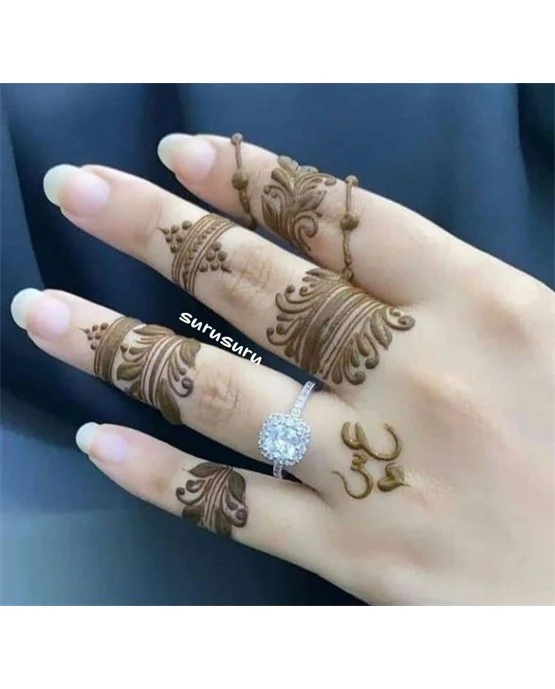 Fusion Sketch Idea On Simple Finger Mehndi Design Fusion Sketch Idea On Simple Finger Mehndi Design