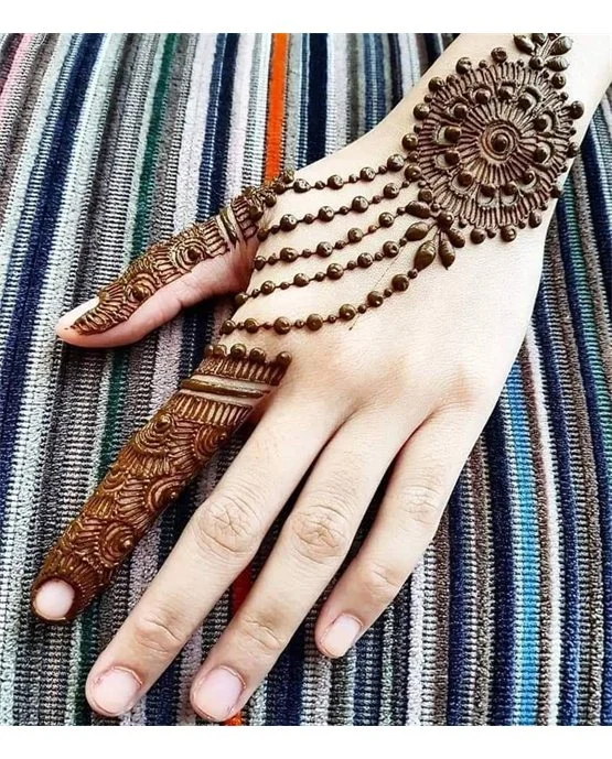 Pretty Frame Framework Using Simple Finger Mehndi Design Pretty Frame Framework Using Simple Finger Mehndi Design