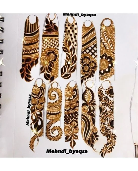Soft Bead Simple Finger Mehndi Design Structure Soft Bead Simple Finger Mehndi Design Structure