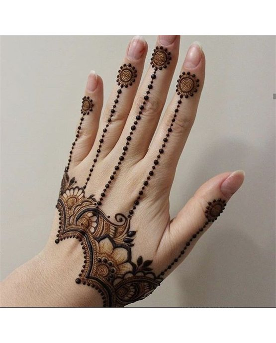 Droplet And Sunflower Lovely Stylish Finger Mehndi Design Motif Droplet And Sunflower Lovely Stylish Finger Mehndi Design Motif